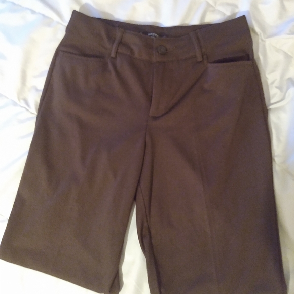 Riders by Lee Brown Straight Leg Knit Pants Sz 8M - Picture 4 of 8
